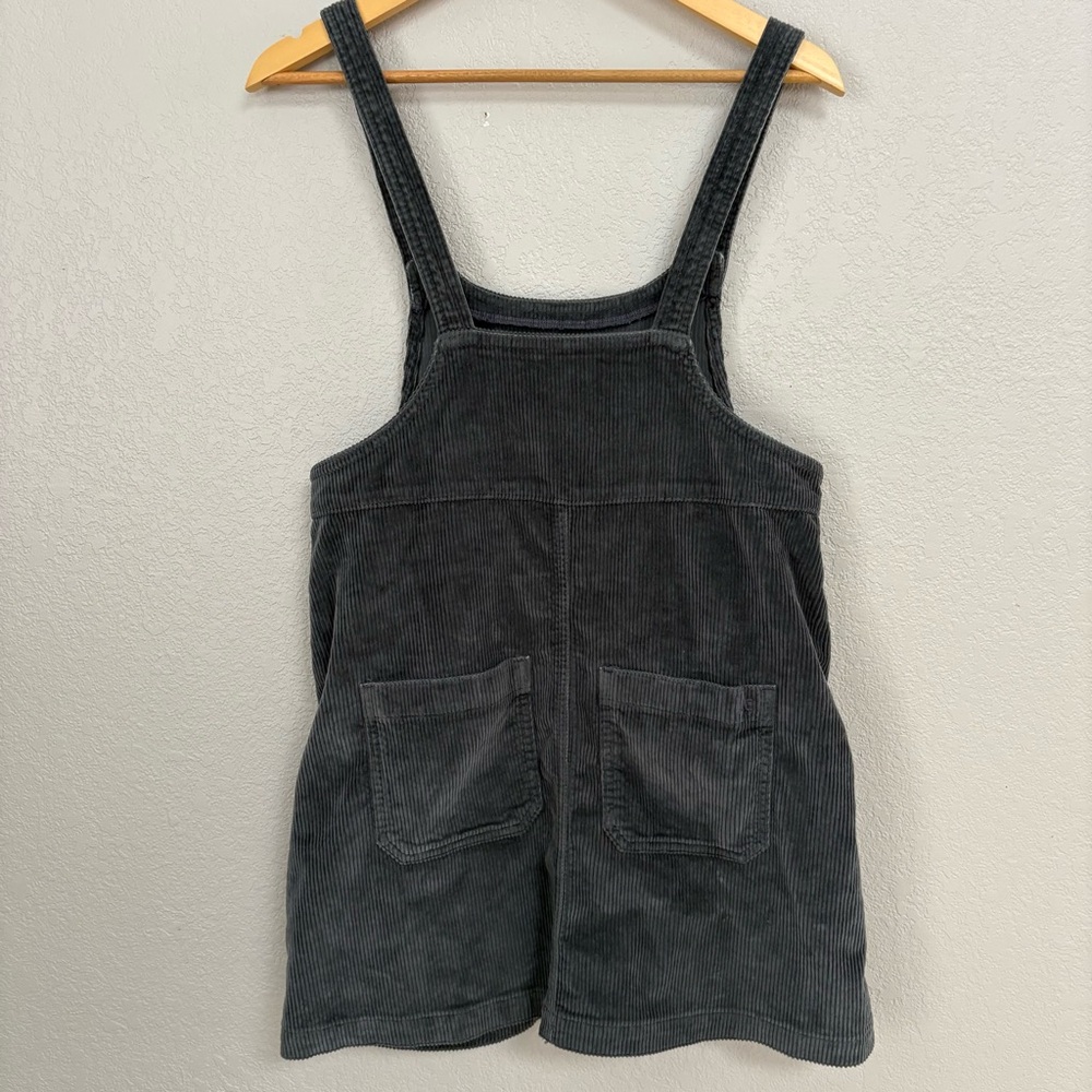 American Eagle Gray corduroy Overall Dress - Picture 8 of 10